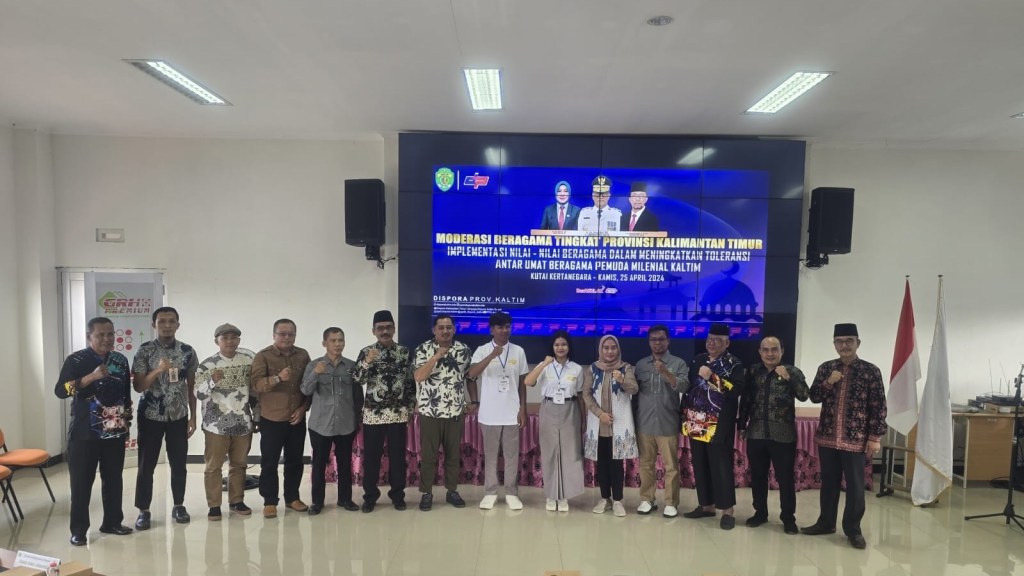 250 Peserta Hadiri Moderasi Beragama Tingkat Kaltim Gelaran Dispora Kaltim