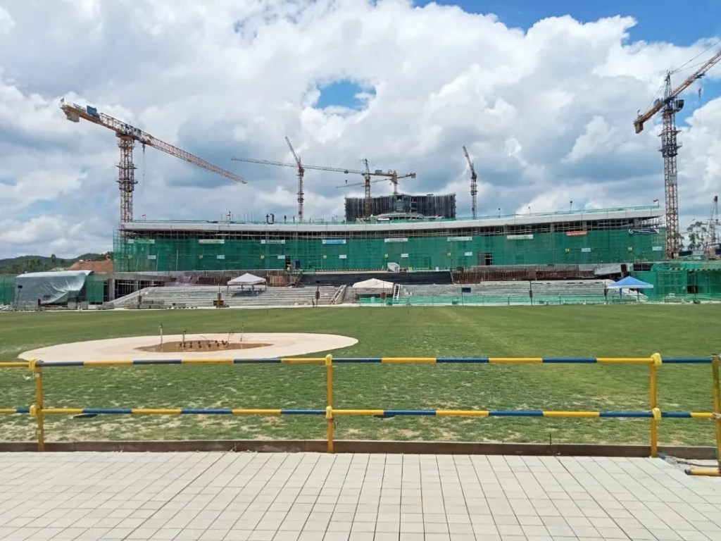 Kesiapan Jelang Upacara HUT RI ke-79 di IKN&nbsp;Ditingkatkan