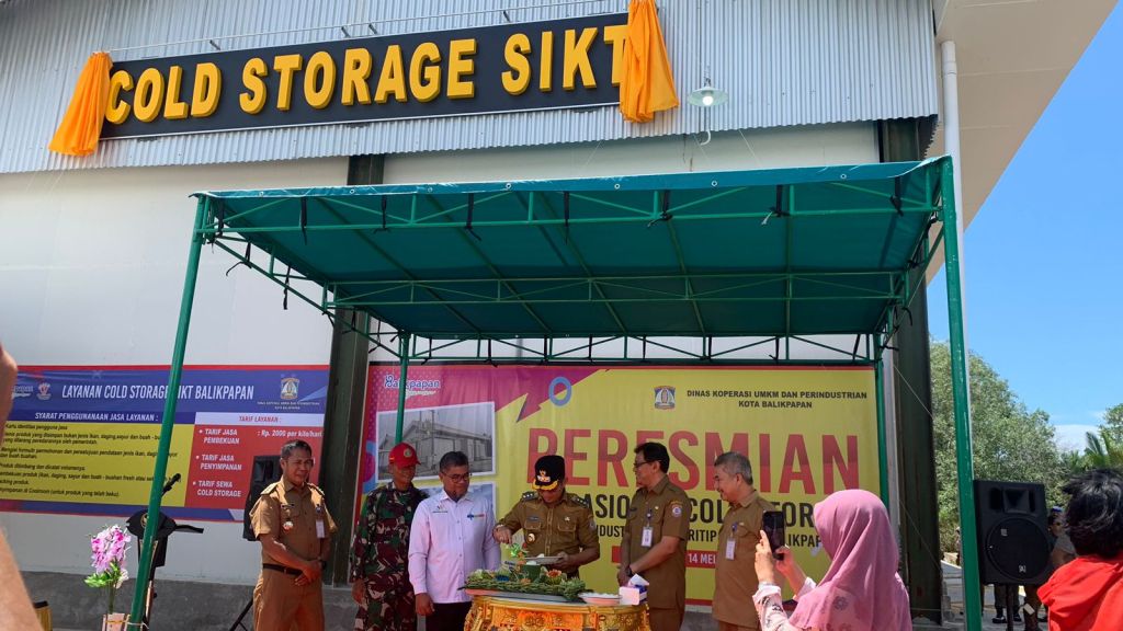 Rahmad Resmikan Cold Storage SIKT&nbsp;Teritip