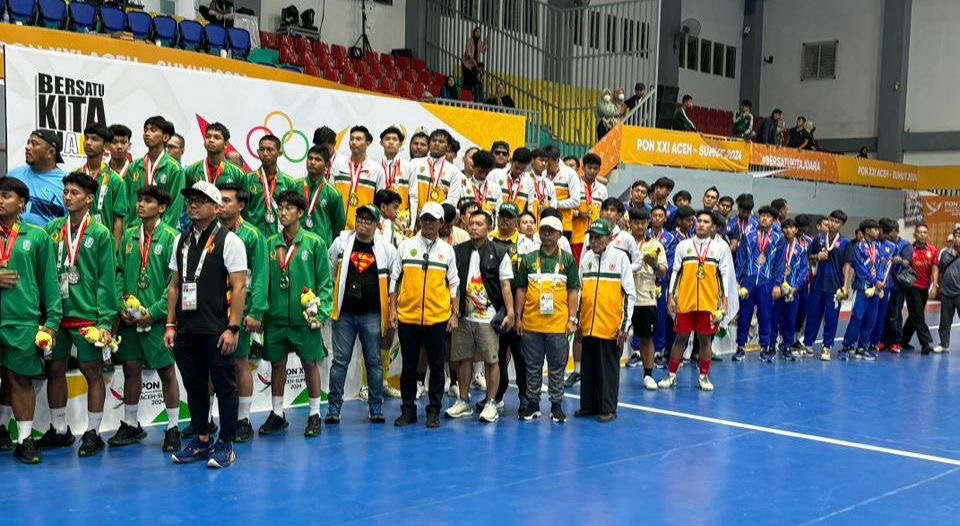 Futsal Putra Kaltim Raih Emas PON